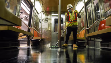 New York City subway closes for nightly disinfection