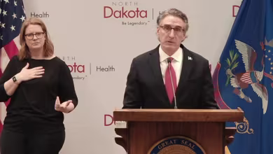 North Dakota Gov. Burgum makes emotional plea on wearing face masks