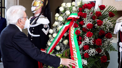 President Mattarella lays wreath for coronavirus victims on Italy’s Republic Day