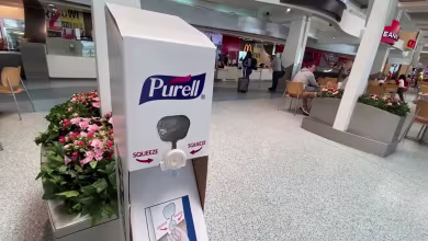 The new normal for air travel: Hand sanitizer, plastic shields, no snacks