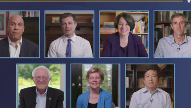 Former 2020 presidential candidates share laughs, support for Biden