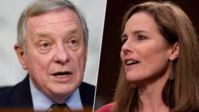 Durbin questions Barrett on difference between a felon's right to vote or own a gun