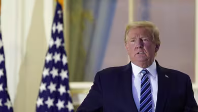 Trump returns to old talking points on the virus