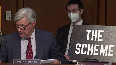 Sen. Whitehouse gives presentation on 'dark money' influence on Supreme Court nomination