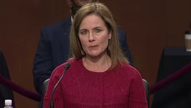 Barrett asked whether she would recuse herself from Obamacare case