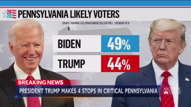 Trump makes 4 stop Saturday swing through Pennsylvania