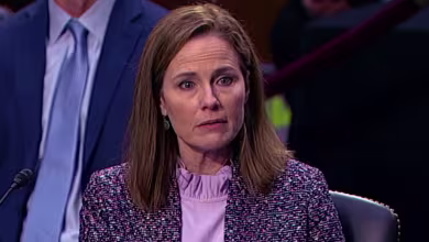 Barrett 'will not engage' on Harris' questioning about voting rights