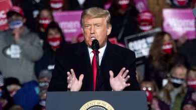 Trump rallies in Pennsylvania as first lady cancels appearance