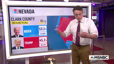 Nevada vote count update adds increase to Biden's lead in state