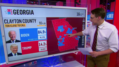 Trump's lead in Georgia narrows to under 700 votes