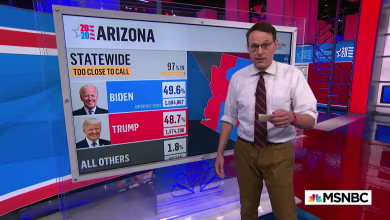Kornacki: Trump not keeping the pace needed to catch Biden in Arizona