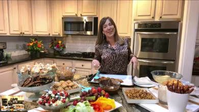 Election night snacks: Homemade chips, caramel and pretzel bars