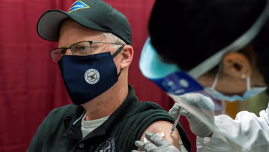 Acting Secretary Defense Chris Miller gets Covid vaccine at Walter Reed