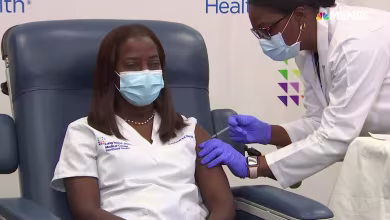 WATCH: Health care worker is first to receive Covid vaccine in New York