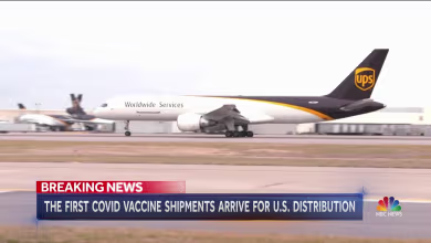 Planes carrying Covid vaccine depart Michigan