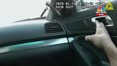 Watch: Derek Chauvin’s body camera falls off uniform during George Floyd’s arrest