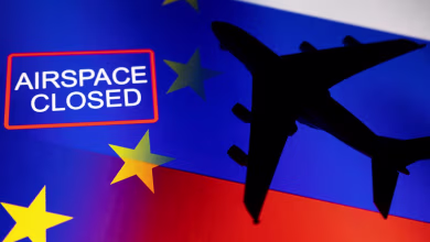 E.U. shutting down airspace to Russian-controlled aircraft