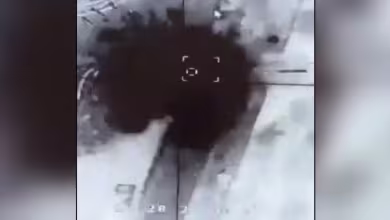 Video shows apparent Ukrainian drone strike on Russian forces west of Kyiv