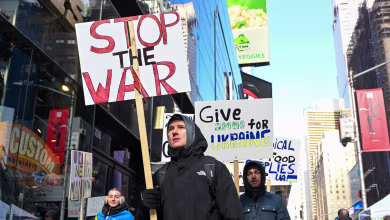 Americans show support for Ukraine in demonstrations across nation