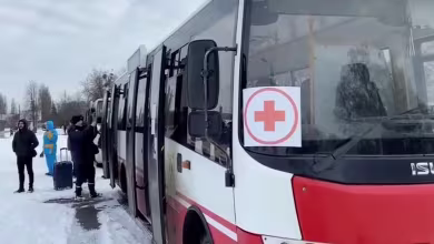 Videos from Ukrainian authorities show preparations for civilian evacuations