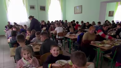 Inside Ukraine school where 80 orphans have found refuge