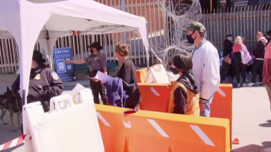 Ukrainians arrive at U.S.-Mexico border seeking asylum