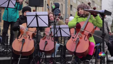 Ukrainian orchestra holds concerts to support country at war