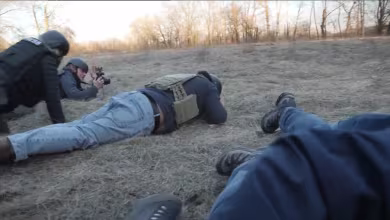 Watch: British journalists come under shell fire near Ukrainian city