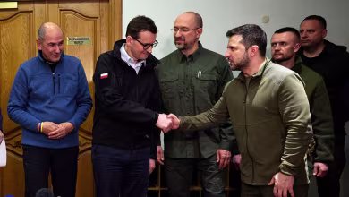 Three European leaders become first to travel to Kyiv since Russian invasion