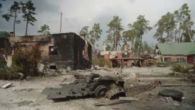 Recaptured Ukrainian city of Irpin left with destruction from Russian invasion
