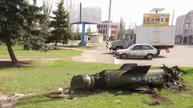 Missile strike on train station in eastern Ukraine city