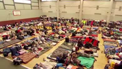 Thousands of Ukrainians wait at U.S.-Mexico border seeking refuge