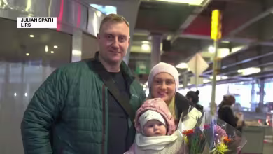 Ukrainian family reunites with relatives in U.S.