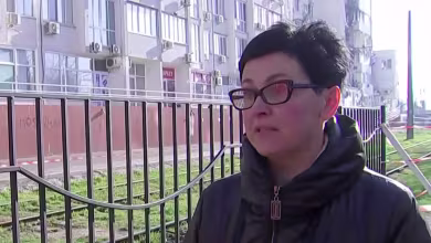 Odesa residents ‘scared’ after missile strike hits civilian building