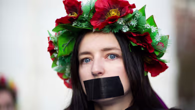 Protesters in New York condemn alleged Russian sexual violence in Ukraine