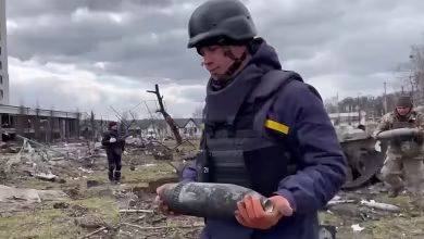 Unexploded munitions removed from Bucha by Ukraine's emergency service