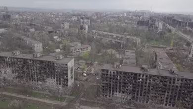 Watch: Drone video shows debris, devastation in Mariupol