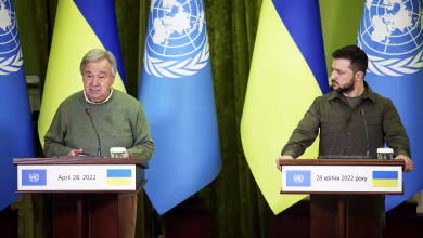‘This war must end’: U.N. chief sends strong message at Kyiv briefing