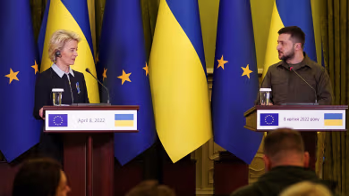 ‘Your fight is also our fight’: E.U. team shows solidarity in Kyiv visit