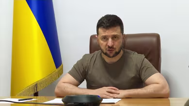 ‘This is how we live for the 44th day’: Zelenskyy mourns train station missile victims