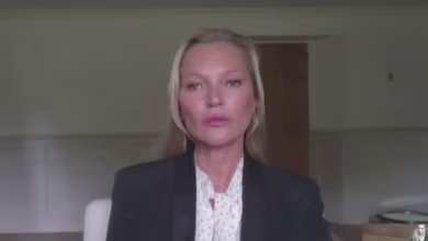 Kate Moss: Johnny Depp ‘never pushed me, kicked me or threw me down any stairs’