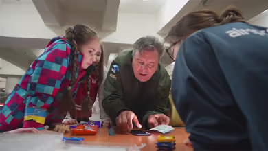 Sheltering Ukrainian children continue learning in Kharkiv subway station