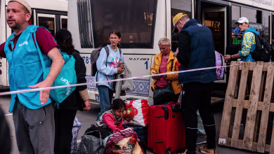 Mariupol steel plant evacuees reach safety in Zaporizhzhia