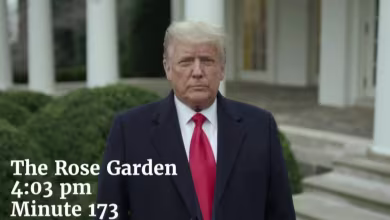 Jan. 6 committee shows raw footage of Trump's taped message