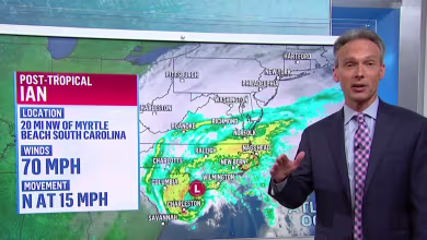 Ian downgraded to post-tropical storm after hitting South Carolina