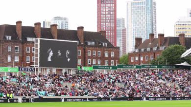 Watch: Sports fans sing 'God save the King' at London cricket game