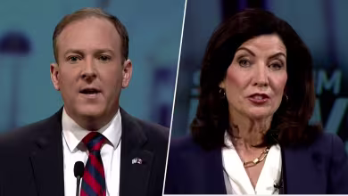 Kathy Hochul, Lee Zeldin face off over crime during debate in race for N.Y. governor