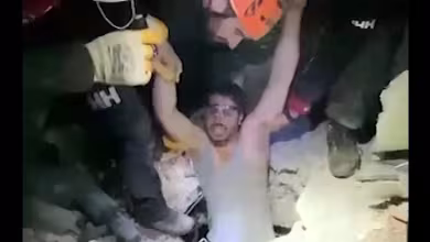 Watch survivors dragged from debris in Turkey