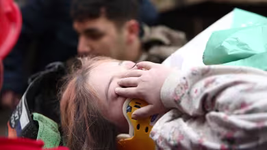 Video shows two children rescued from building rubble after deadly earthquake in Turkey