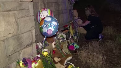 Mourners gather at memorial outside The Covenant School